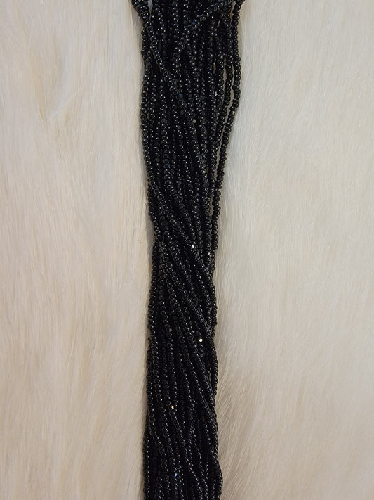 Charlotte Cut Beads - 13/0 - Opaque Black