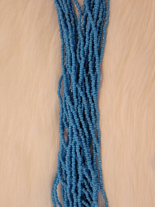 Charlotte Cut Beads - 13/0 - Opaque Blue Turquoise