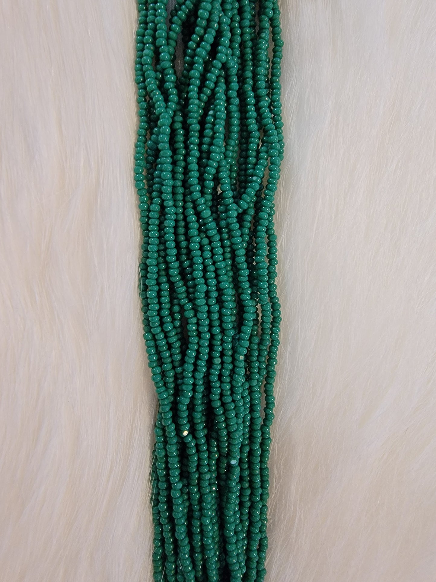 Charlotte Cut Beads - 13/0 - Opaque Dark Green