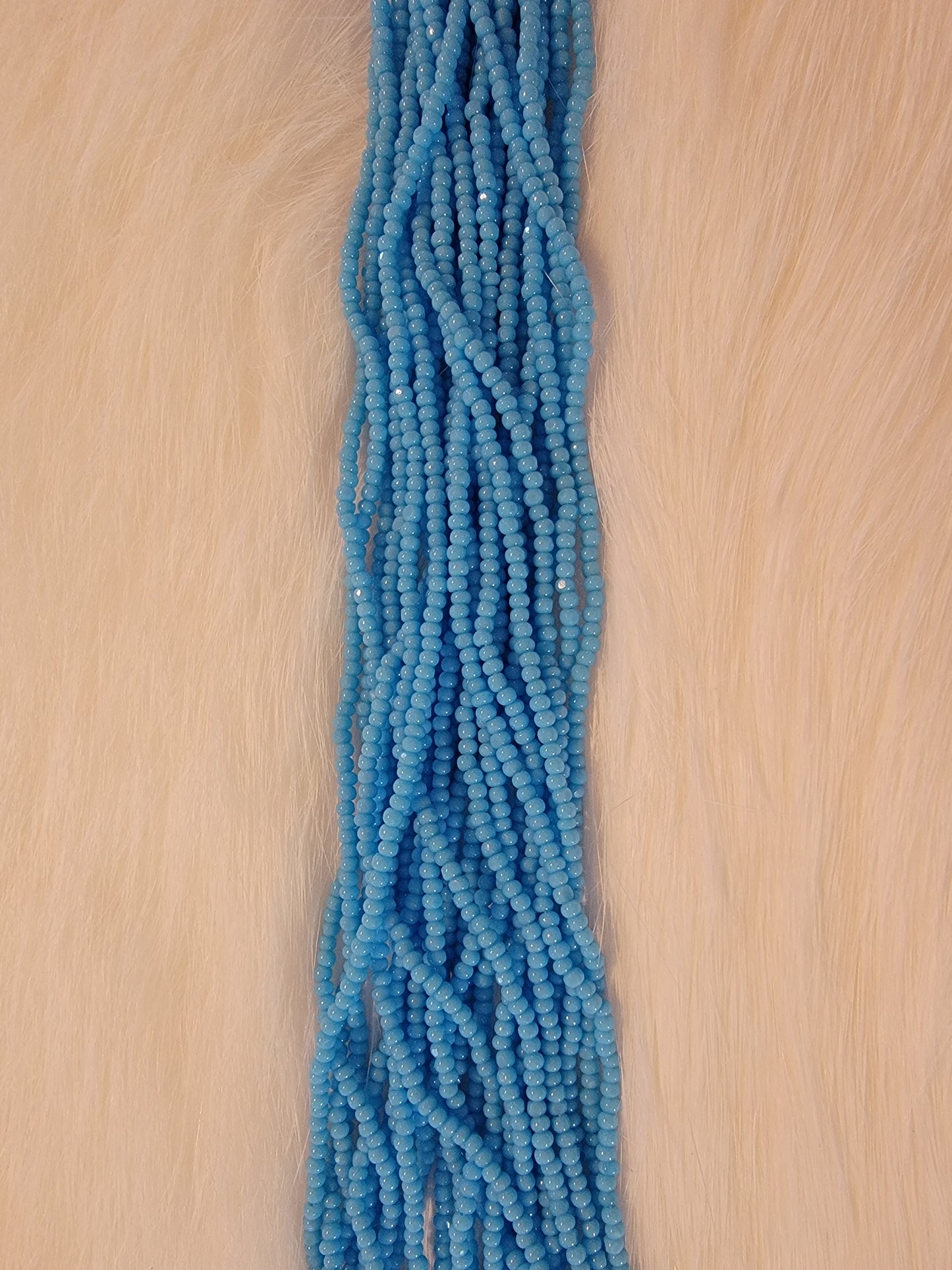 Charlotte Cut Beads - 13/0 - Opaque Light Blue Turquoise