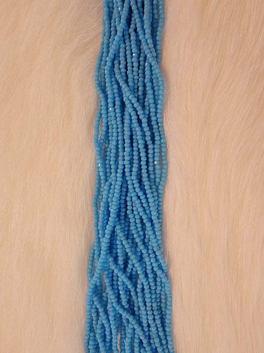 Charlotte Cut Beads - 13/0 - Opaque Light Blue Turquoise