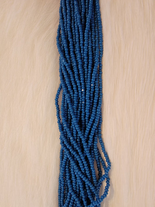 Charlotte Cut Beads - 13/0 - Opaque Medium Blue