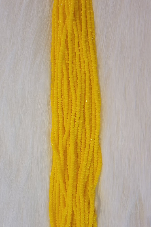 Charlotte Cut Beads - 13/0 - Opaque Yellow