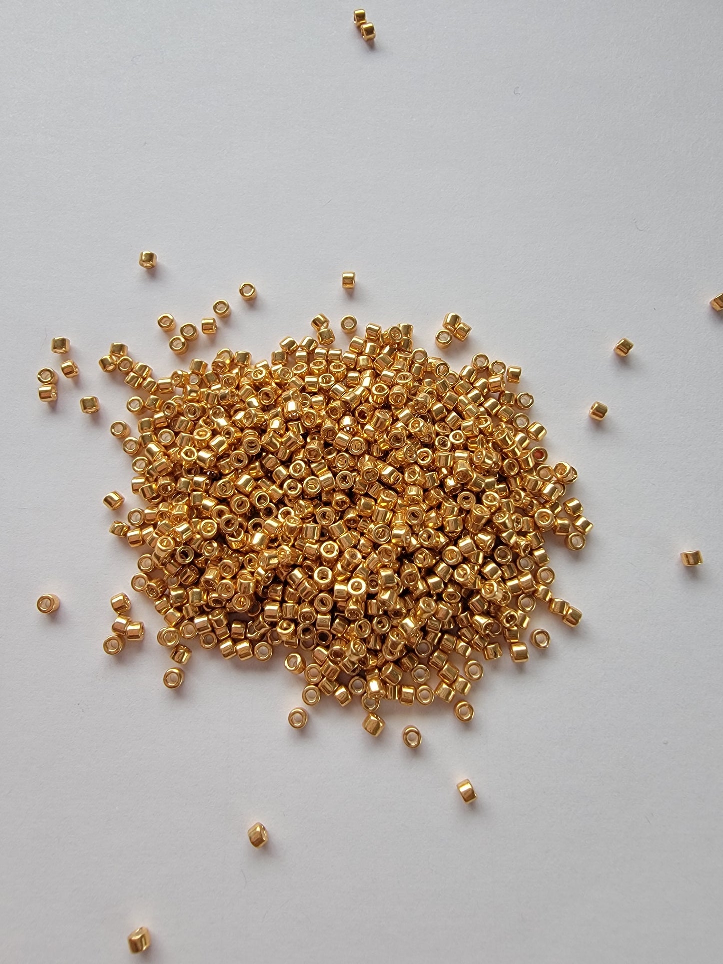 Delicas - Size 11/0 - Galvanized Yellow Gold