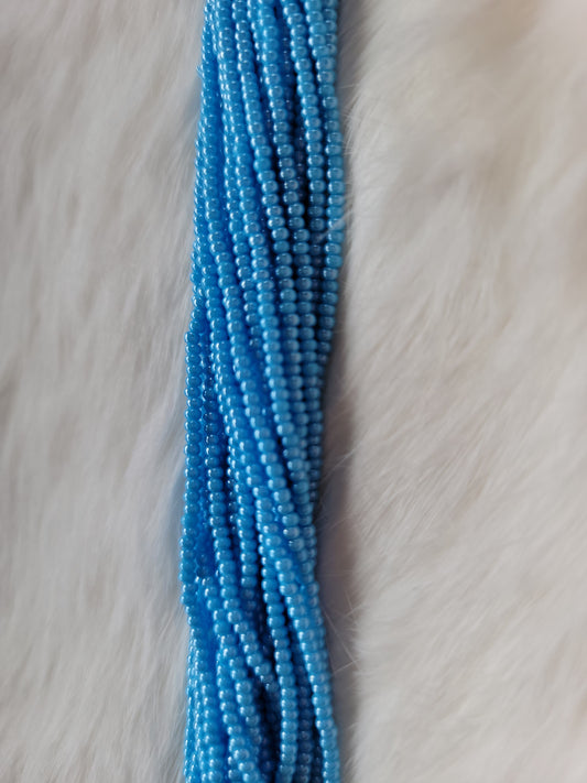 Czech Beads - 11/0 - Lustre Opaque Light Blue Turquoise