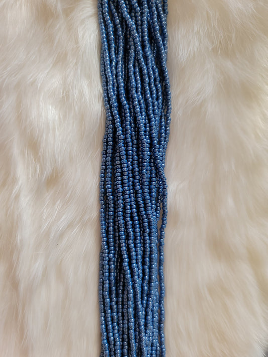 Czech Beads - 11/0 - Lustre Opaque Medium Blue