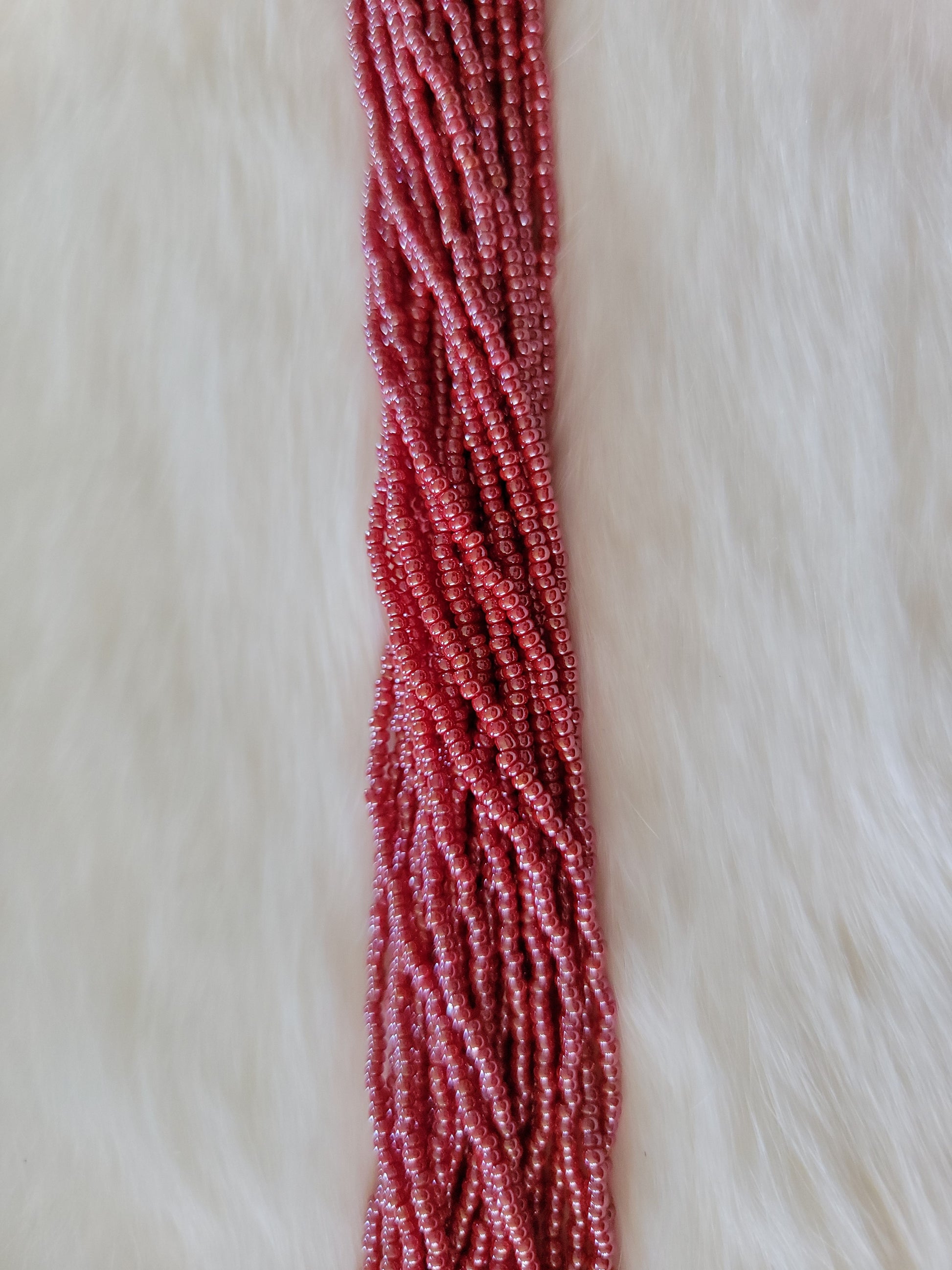 Czech Beads - 11/0 - Lustre Opaque Red