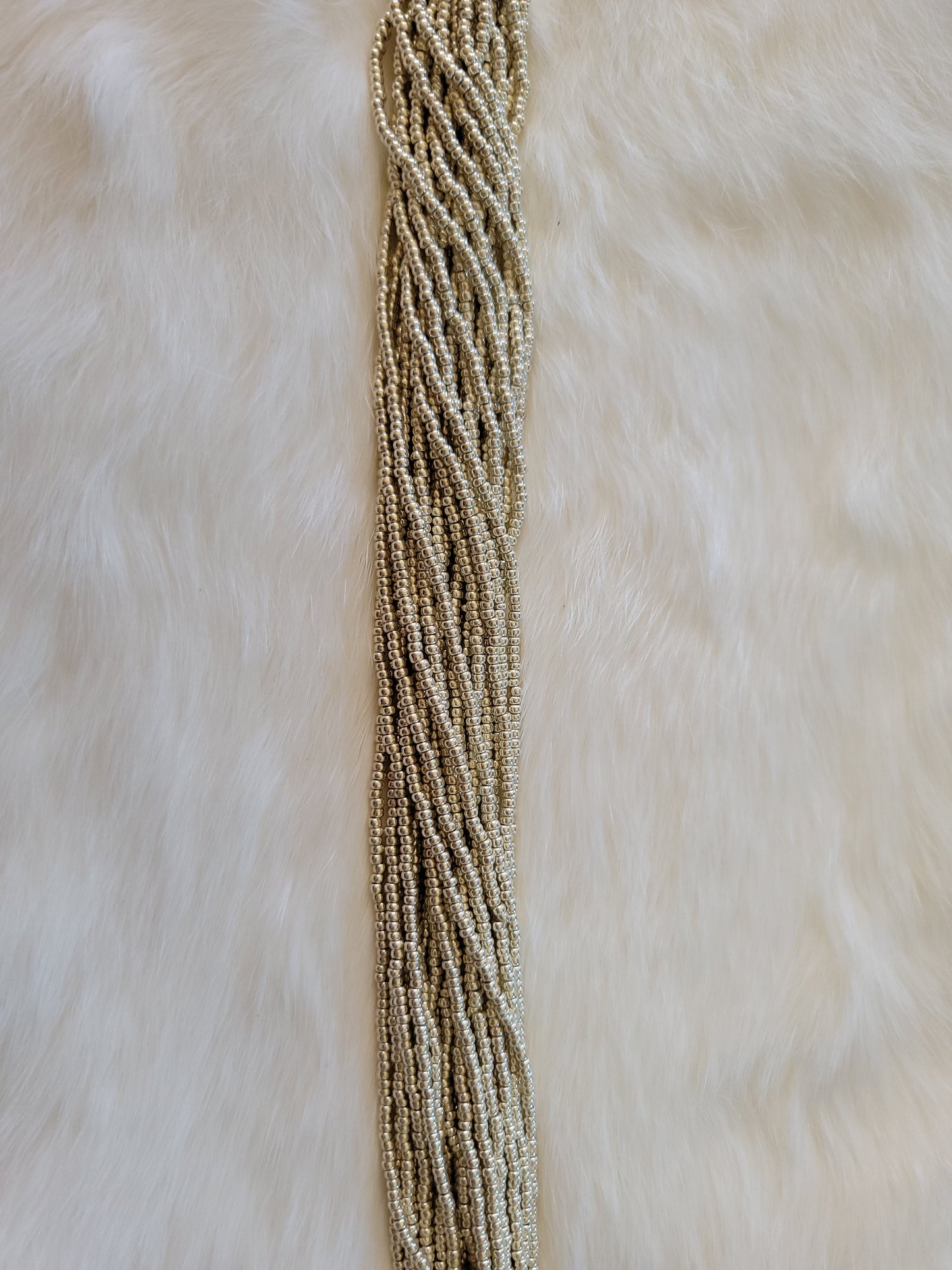 Czech Beads - 11/0 - Metallic Silver