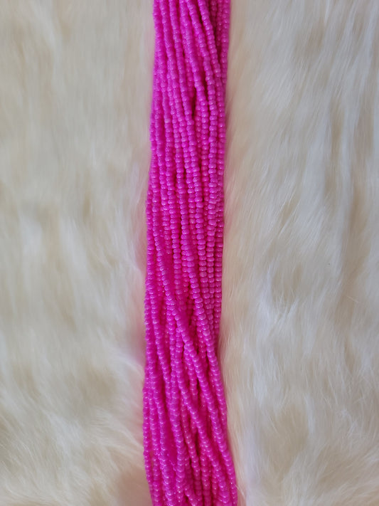 Czech Beads - 11/0 - Opaque Dyed Chalk Fuchsia