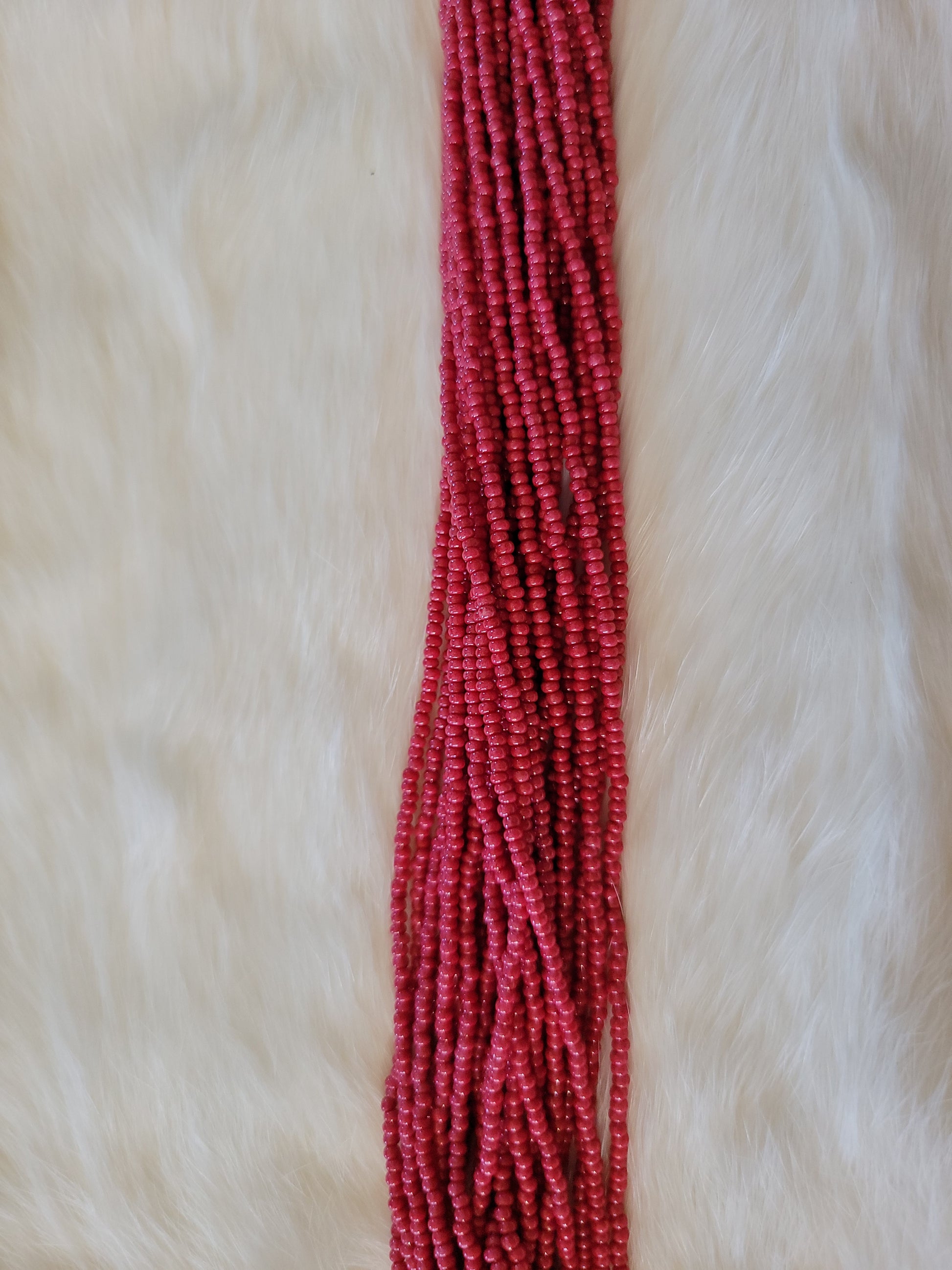 Czech Beads - 11/0 - Opaque Dyed Chalk Rose