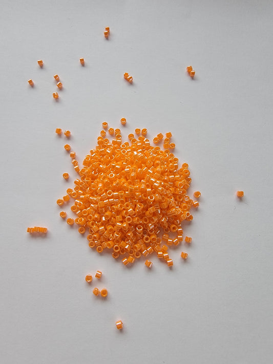 Delicas - Size 11/0 - Opaque Mandarin Lustre