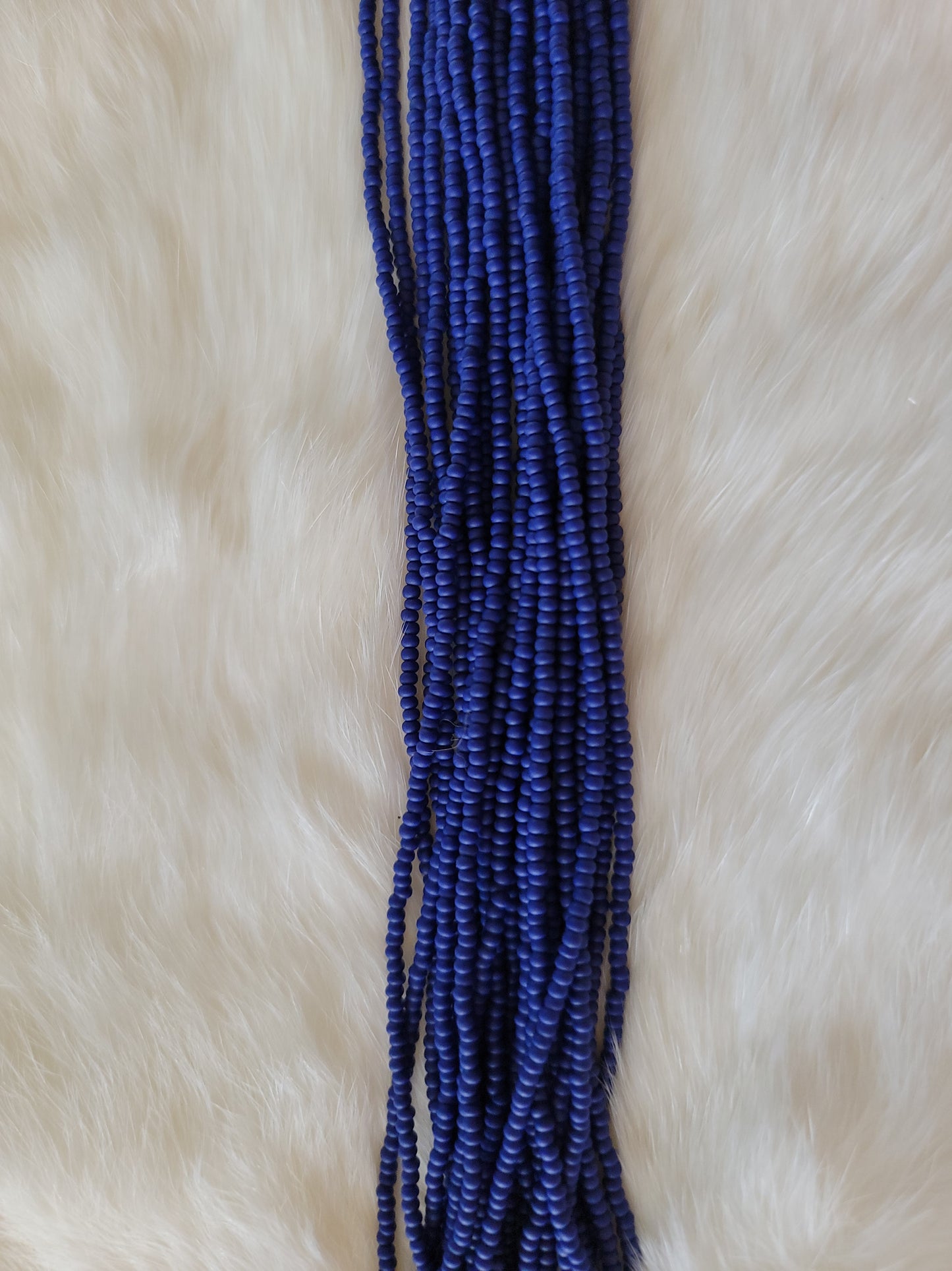 Czech Beads - 11/0 - Opaque Matte Navy