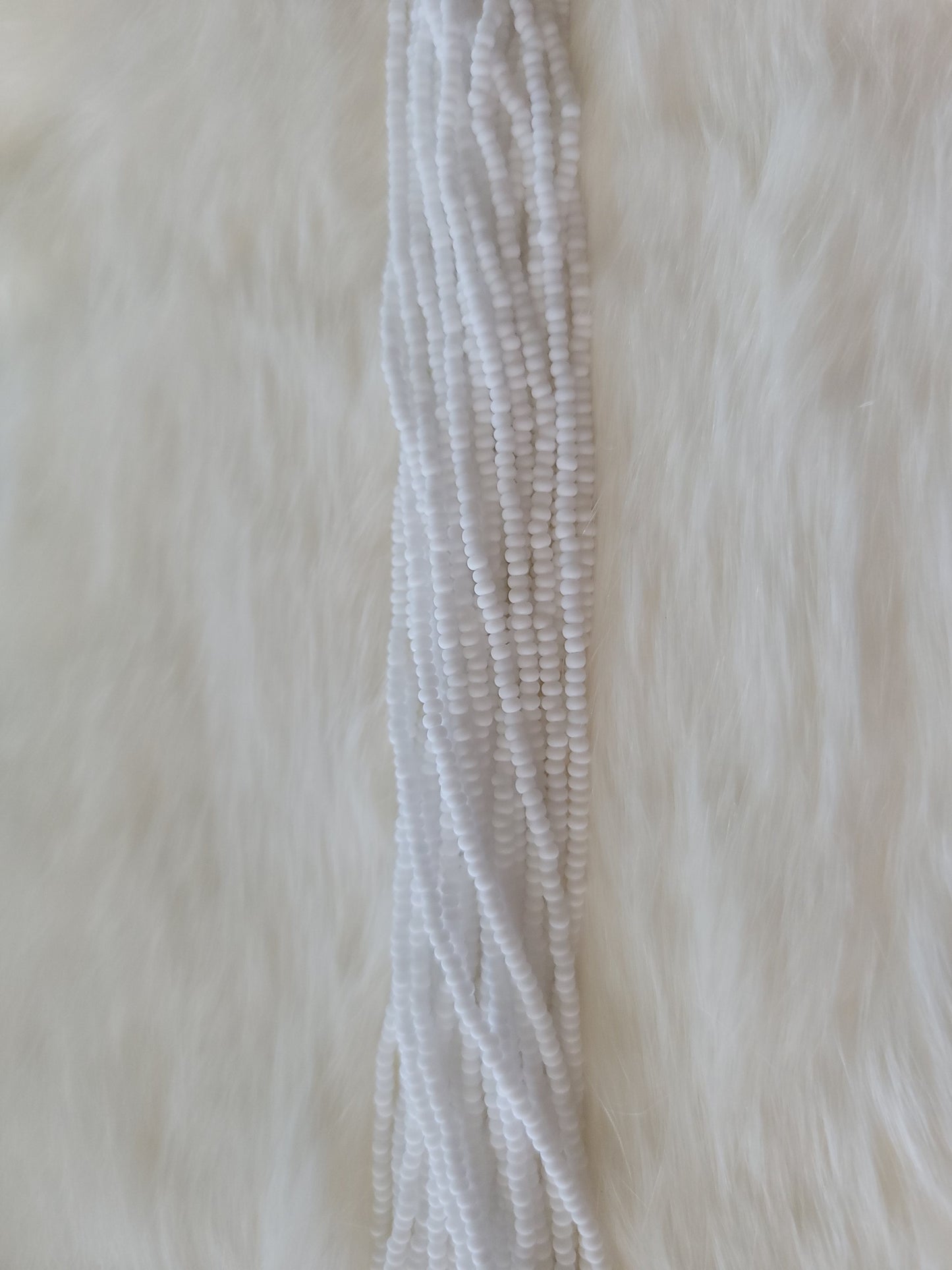 Czech Beads - 11/0 - Opaque Matte White