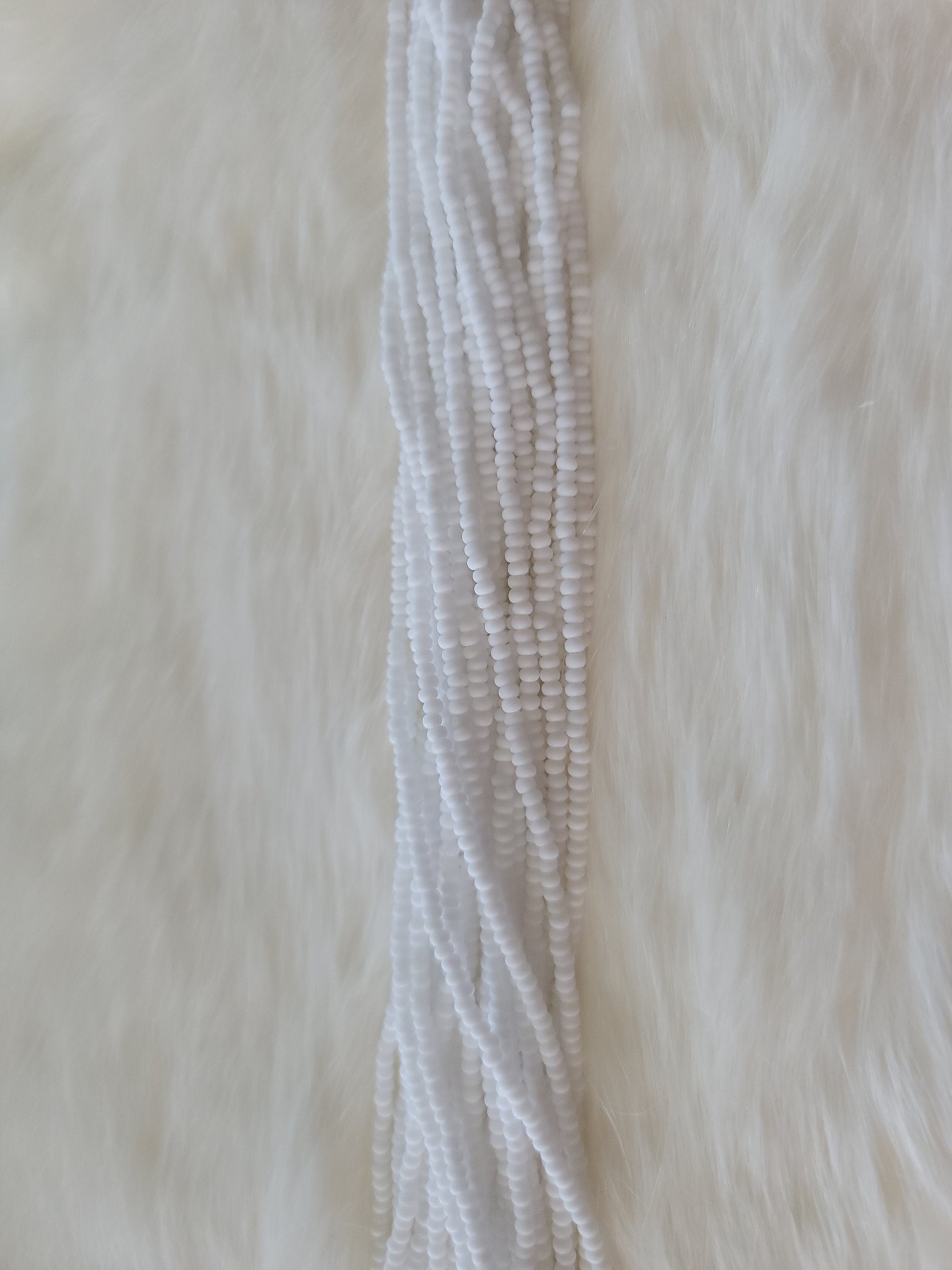 Czech Beads - 11/0 - Opaque Matte White