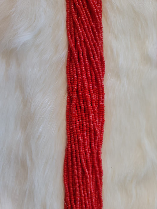 Czech Beads - 11/0 - Opaque Red