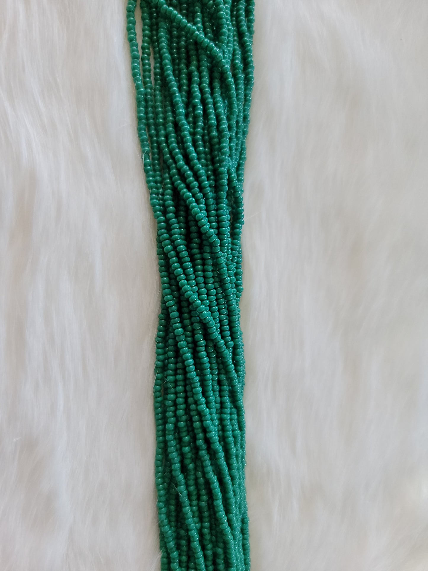 Czech Beads - 11/0 - Opaque Dark Green