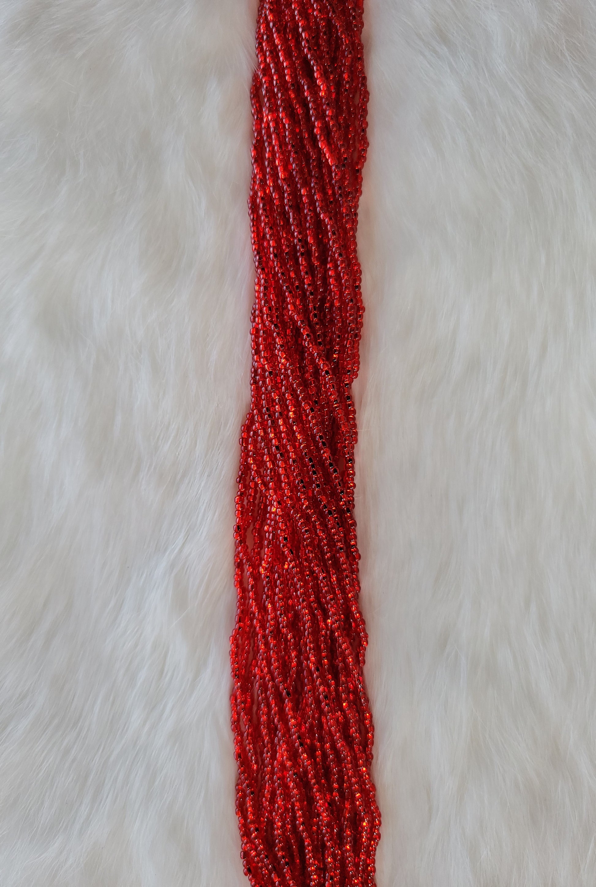 Czech Beads - 11/0 - Silverlined Red
