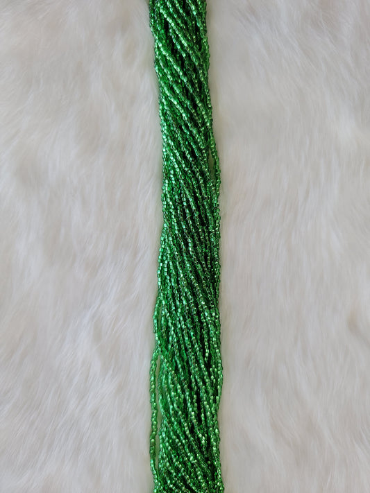 Czech Beads - 11/0 - Silverlined Green
