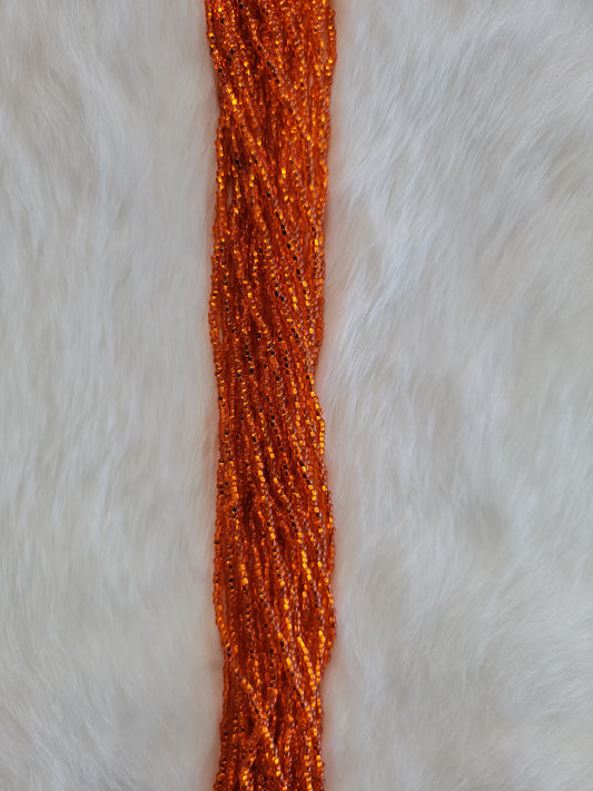 Czech Beads - 11/0 - Silverlined Orange