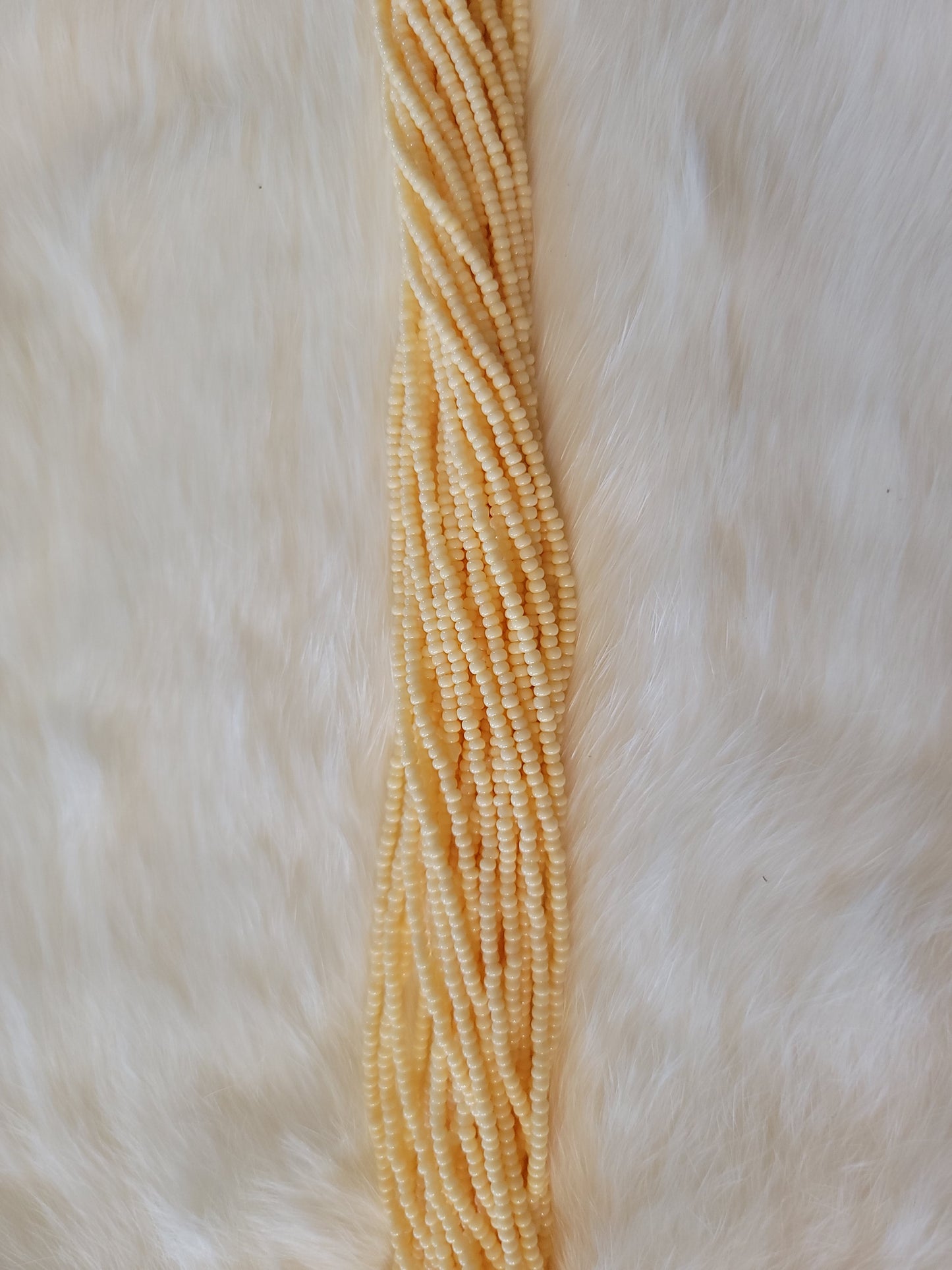 Czech Beads - 11/0 - Solgel Chalk Yellow