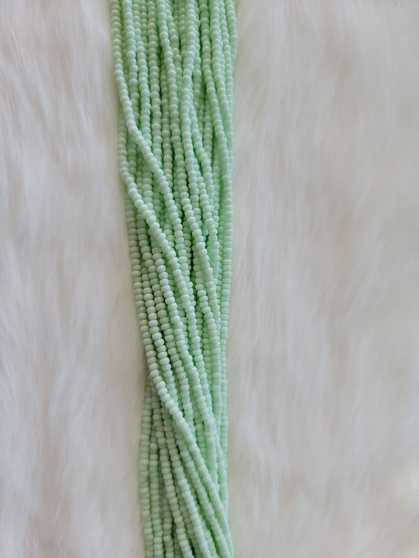 Czech Beads - 11/0 - Solgel Chalk Green