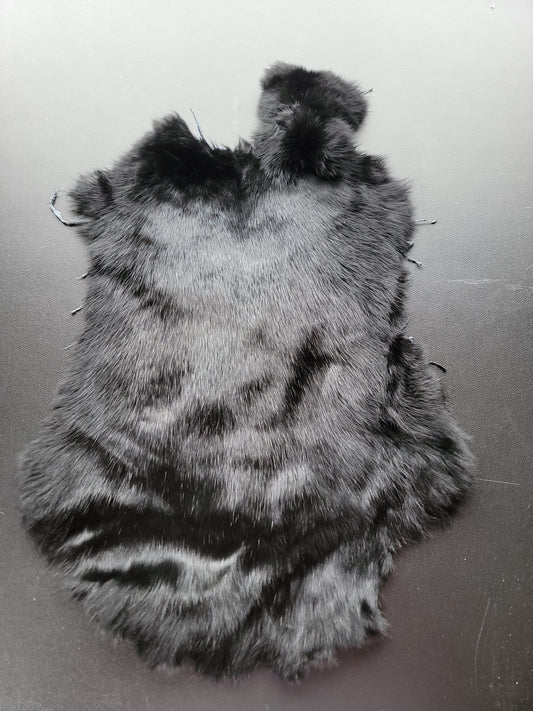 Rabbit Fur Black