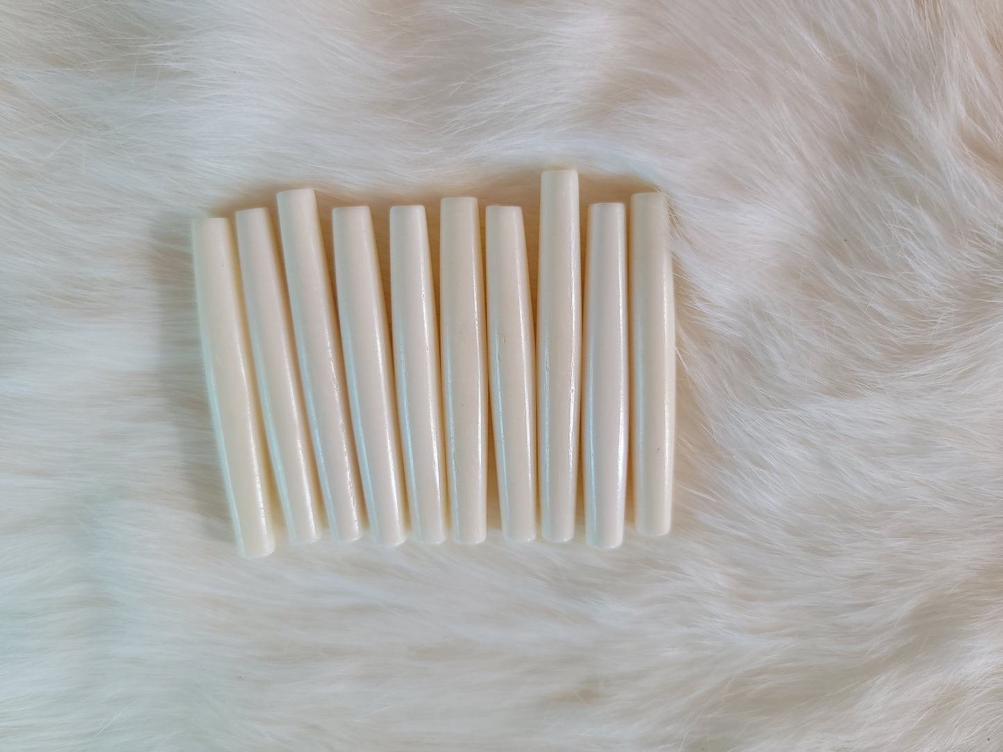 Bone Beads - White