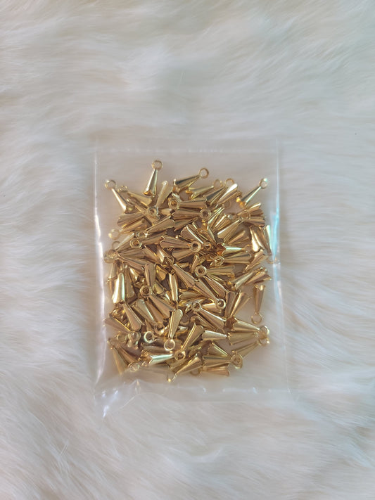 End caps 8mm - Gold