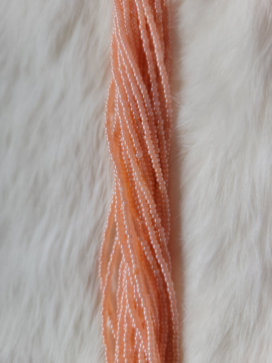 Czech Beads - 11/0 - Pearlized Ceylon Orange