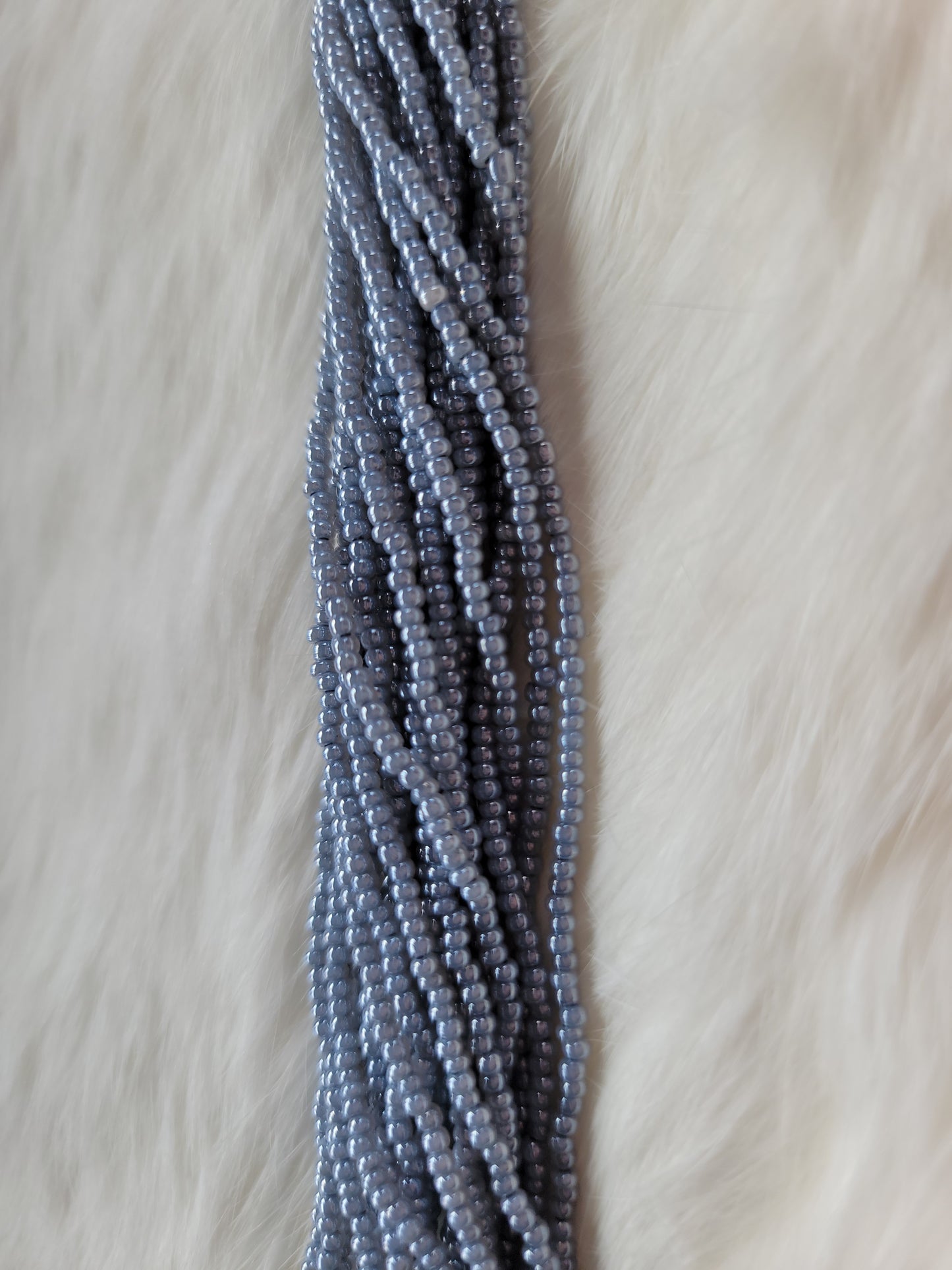 Czech Beads - 11/0 - Pearlized Grey