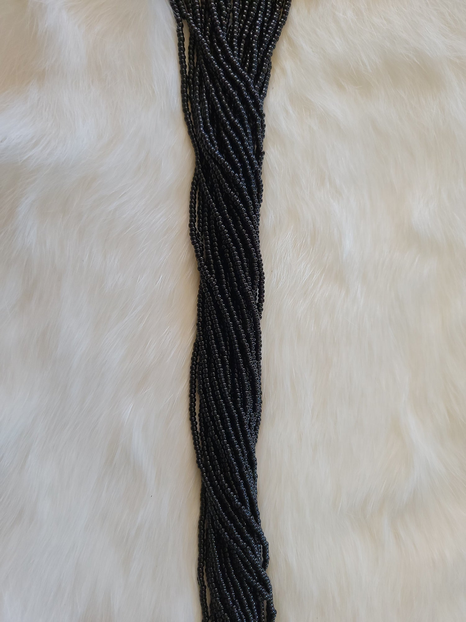 Czech Beads - 11/0 - Opaque Black